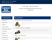 Tablet Screenshot of compactrent.nl